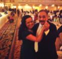 Dancing up a storm with Willie Colón. September 2013.