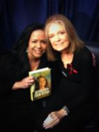 With Gloria Steinem. Novemebr 2013.