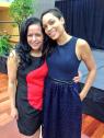 With actress/activist and all around cool gal Rosario Dawson